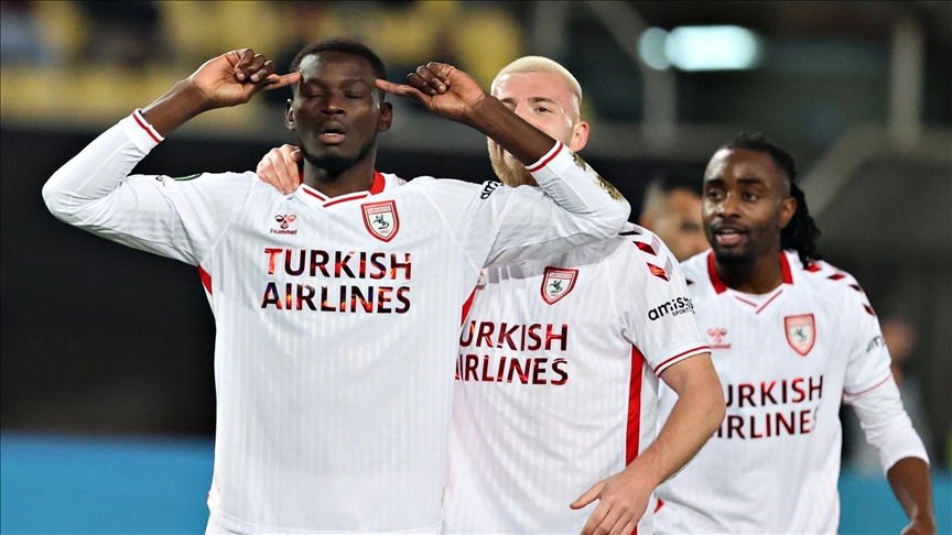 Samsunspor, deplasmanda tur avantajını kaptı