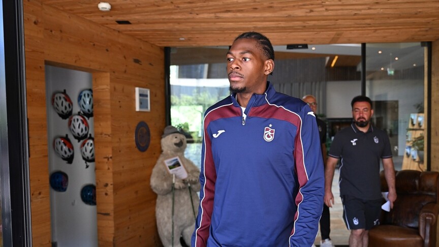 Trabzonspor'un yeni transferi Rene Mitongo, Avusturya kampına katıldı