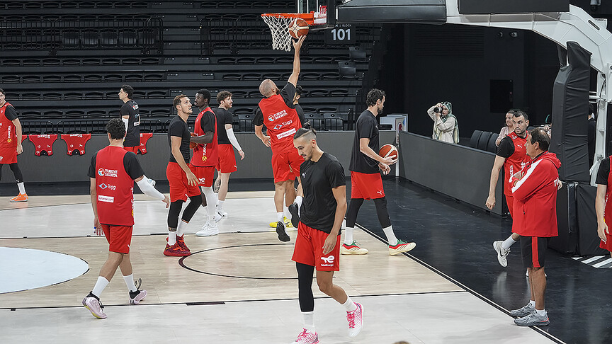 A Milli Erkek Basketbol Takımı, Dünya Kupası Elemeleri'nde yarın Litvanya'yı konuk edecek