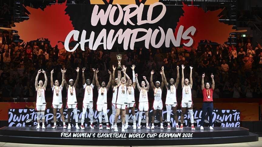 2026 Kadınlar Basketbol Dünya Kupası'nda şampiyon ABD, kupasını aldı