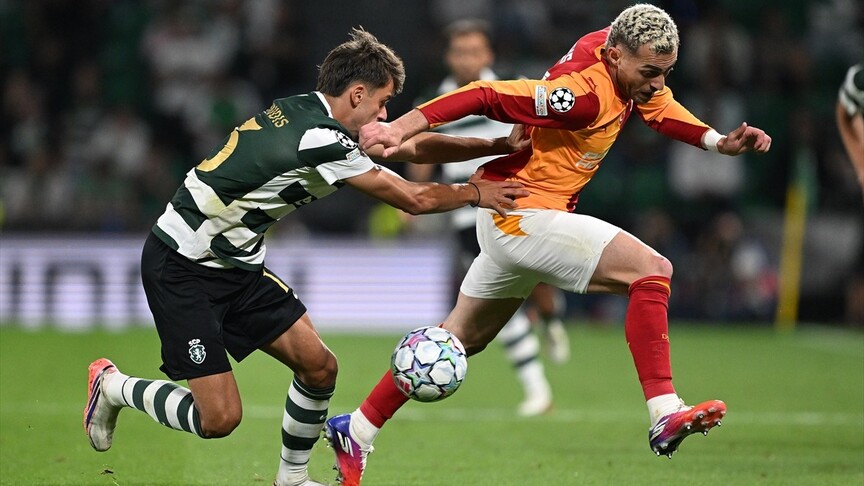 Galatasaray, öne geçtiği maçta Sporting'e 3-1 mağlup oldu
