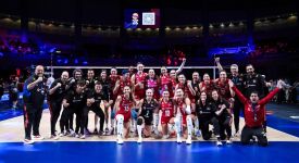 A Milli Kadın Voleybol Takımı, FIVB Milletler Ligi yarı finalinde Çin'i 3-0 yenerek finalde Brezilya'nın rakibi oldu