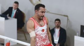 Milli cimnastikçi Ferhat Arıcan, Avrupa ikincisi oldu