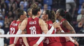 A Milli Kadın Voleybol Takımı, Letonya'yı 3-0 yendi