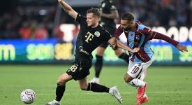 Trabzonspor, UEFA Avrupa Ligi play-off turu ilk maçında Ferencvaros'a yenildi