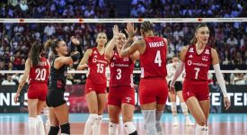 A Milli Kadın Voleybol Takımı, Macaristan'ı yendi