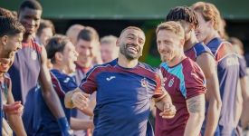 Muhammed Salah Trabzonspor'da ilk antrenmanına çıktı
