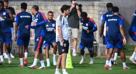 Olimpik Lyon, Fenerbahçe maçı öncesi son antrenmanını yaptı