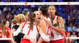 A Milli Kadın Voleybol Takımı Avrupa Şampiyonası'nda yarı finalde