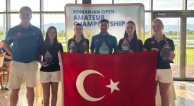 Romanya Amatör Açık Turnuvası'nda milli golfçülerden 2 şampiyonluk